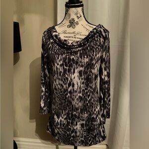 Jones New York Black/White Top